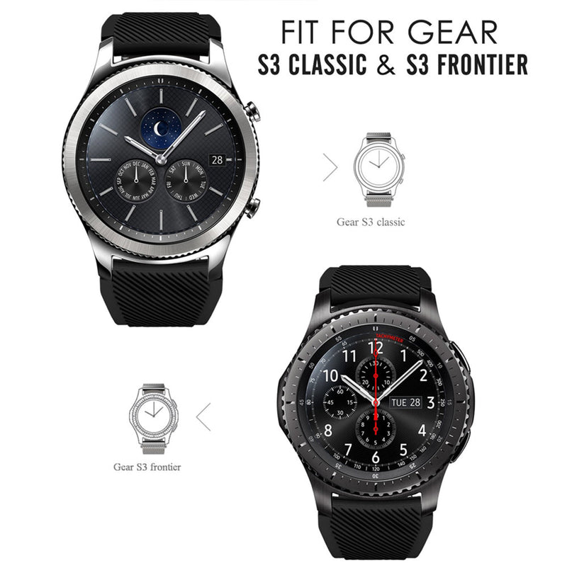 TEGAL - Samsung Gear S3 Frontier Sporty Band Black -