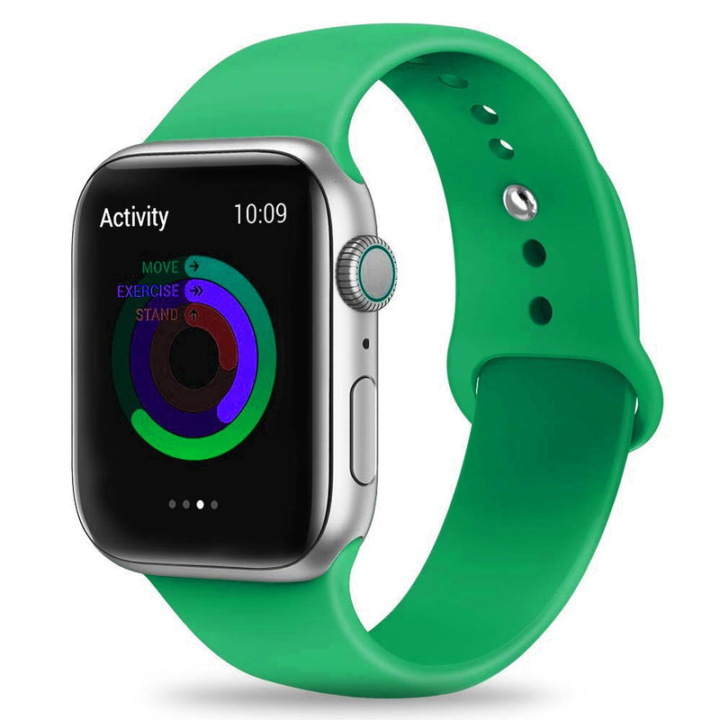 TEGAL - Silicone Apple Watch Band Sport Loop For Apple Watch 38mm Official Green -