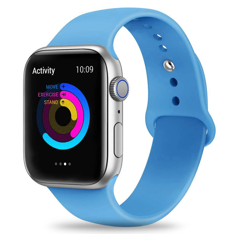 TEGAL - Silicone Apple Watch Band Sport Loop For Apple Watch 38mm Sky Blue -