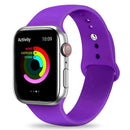 TEGAL - Silicone Apple Watch Band Sport Loop For Apple Watch 38mm Violet -