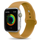 TEGAL - Silicone Apple Watch Band Sport Loop For Apple Watch 38mm Walnut Brown -