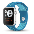 TEGAL - Silicone Apple Watch Band Sport Loop For Apple Watch 40mm Blue/Sky Blue -