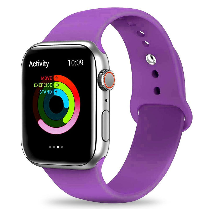 TEGAL - Silicone Apple Watch Band Sport Loop For Apple Watch 40mm Lavender -