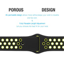 TEGAL - Silicone Apple Watch Band Sport Loop For Apple Watch 42mm Black/Royal Blue -