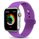 TEGAL - Silicone Apple Watch Band Sport Loop For Apple Watch 42mm Lavender -