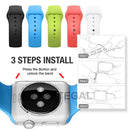 TEGAL - Silicone Apple Watch Band Sport Loop For Apple Watch 42mm Violet -