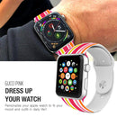 TEGAL - Silicone Apple Watch Band Sport Loop Stripe Pattern - For iWatch 1/2/3 38mm