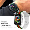 TEGAL - Silicone Apple Watch Band Sport Loop Stripe Pattern - For iWatch 1/2/3 38mm