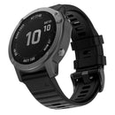 TEGAL - Silicone Sport Band Strap For Garmin Fenix 5x/5x Plus/6x Black -