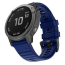 TEGAL - Silicone Sport Band Strap For Garmin Fenix 5x/5x Plus/6x Midnight Blue -