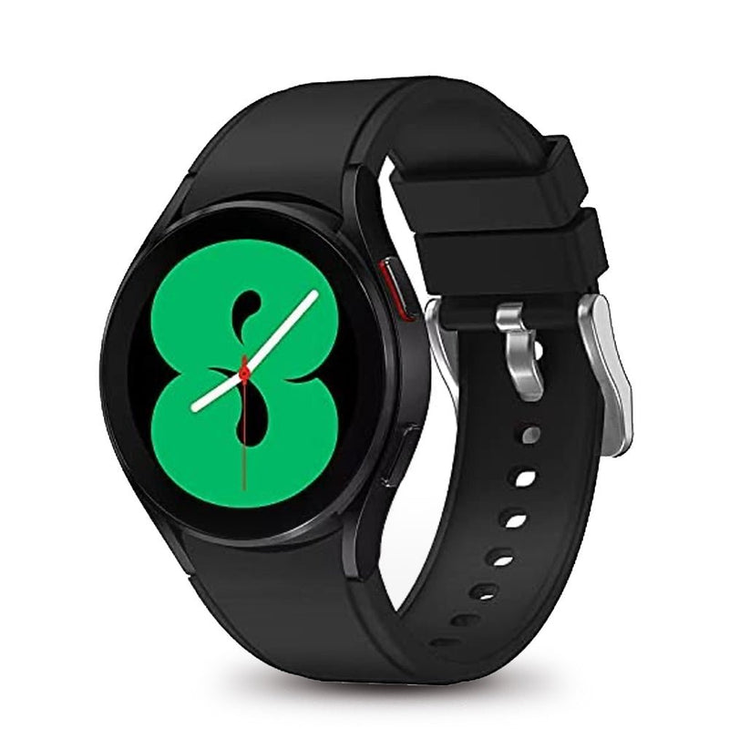 TEGAL - Silicone Sport Band Strap For Samsung Galaxy Watch 5 / 5 Pro / 4 / 4 Classic Black -
