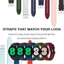 TEGAL - Silicone Sport Band Strap For Samsung Galaxy Watch 5 / 5 Pro / 4 / 4 Classic Red -