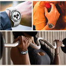 TEGAL - Silicone Sport Band Strap For Samsung Galaxy Watch 5 / 5 Pro / 4 / 4 Classic White -