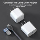 TEGAL - TEGAL 4 in 1 USB/USB C to Lightning/USB C Cable - 1m