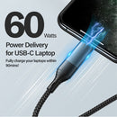 TEGAL - TEGAL 4 in 1 USB/USB C to Lightning/USB C Cable - 1m