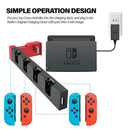 TEGAL - TEGAL 4 Port Joy-Con Charging Station for Nintendo Switch -