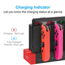 TEGAL - TEGAL 4 Port Joy-Con Charging Station for Nintendo Switch -