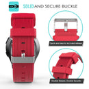 TEGAL - TEGAL Breathable Watch Strap for Garmin Vivoactive - Black