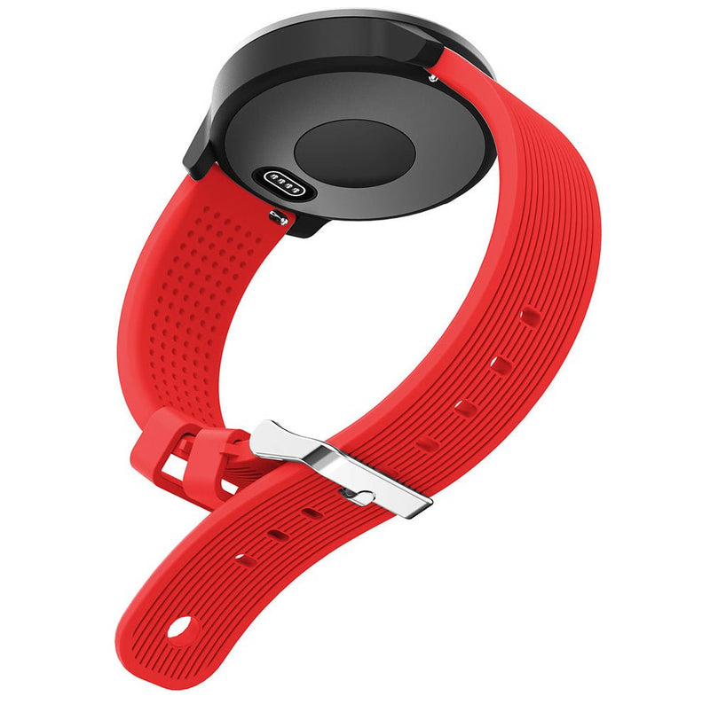 TEGAL - TEGAL Breathable Watch Strap for Garmin Vivoactive - Red