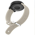TEGAL - TEGAL Breathable Watch Strap for Garmin Vivoactive - Vintage White