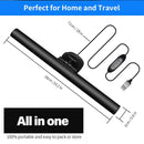 TEGAL - TEGAL Clip On USB Dimmable Reading Light Laptop Screen Bar -