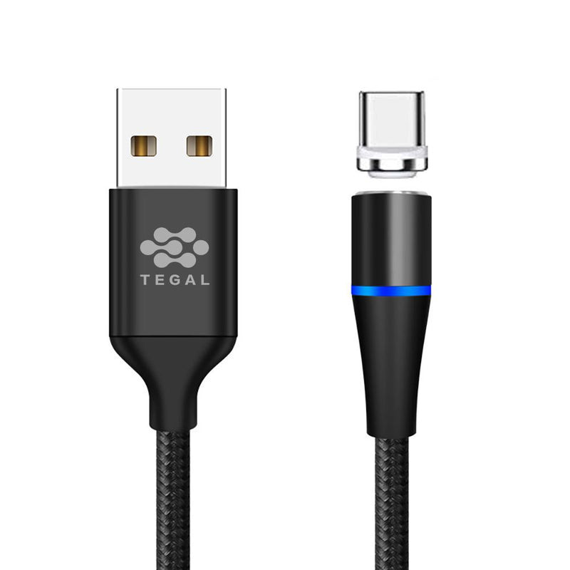 TEGAL - TEGAL E360 Magnetic 3A Fast Charging Cable USB C 2m -