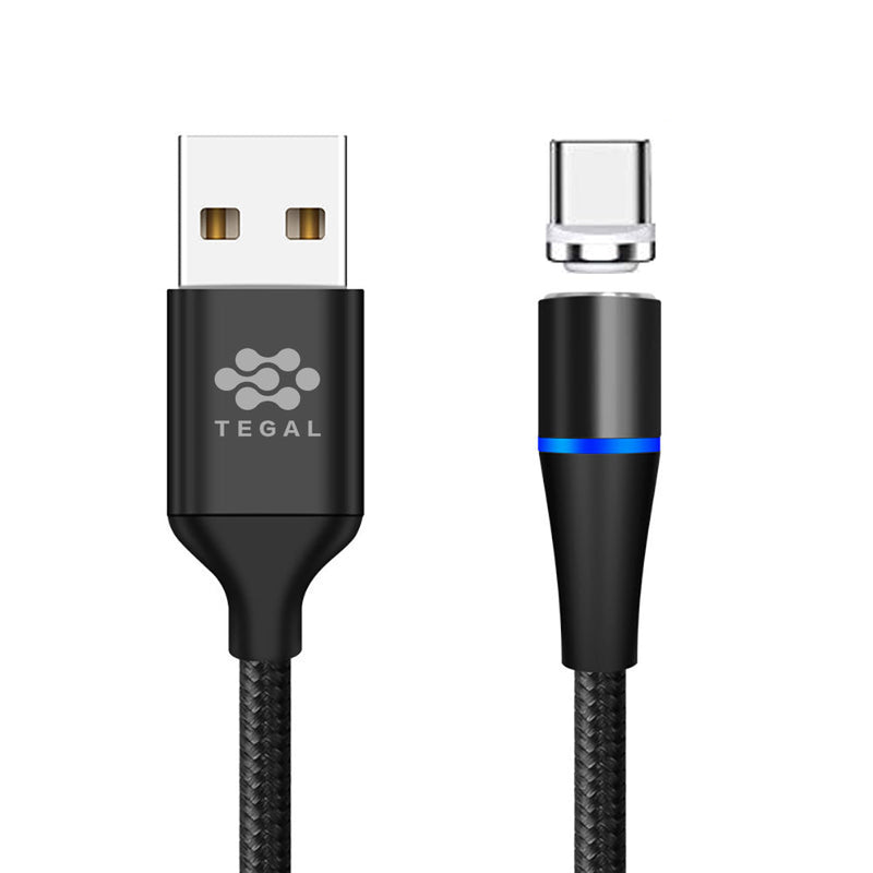 TEGAL - TEGAL E360 Magnetic 3A Fast Charging Data Cable - USB C