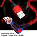 TEGAL - TEGAL E360 Sideway Magnetic Fast Charging Cable - 3 in 1