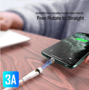 TEGAL - TEGAL E540 3A Magnetic Fast Charging Data Cable - 3 in 1