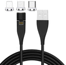 TEGAL - TEGAL E540 3A Magnetic Fast Charging Data Cable - 3 in 1