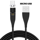 TEGAL - TEGAL E540 3A Magnetic Fast Charging Data Cable - Micro USB