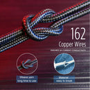 TEGAL - TEGAL ESTAR Magnetic 5A Micro USB Fast Charging Cable 1m Space Grey -