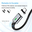 TEGAL - TEGAL ESTAR Magnetic 5A USB C Fast Charging Cable 1m Navy Blue -