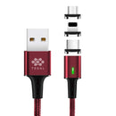 TEGAL - TEGAL ESTAR Magnetic Phone Charger Fast Charging Cable - 3 IN 1
