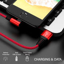 TEGAL - TEGAL Fast Charging Sideway Braided Lightning Cable - 1.2m