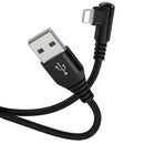 TEGAL - TEGAL Fast Charging Sideway Braided Lightning Cable - 1.2m