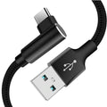 TEGAL - TEGAL Fast Charging Sideway Braided USB C Cable - 1.2m