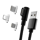 TEGAL - TEGAL Sideway Magnetic 3A Fast Charging Data Cable - iOS