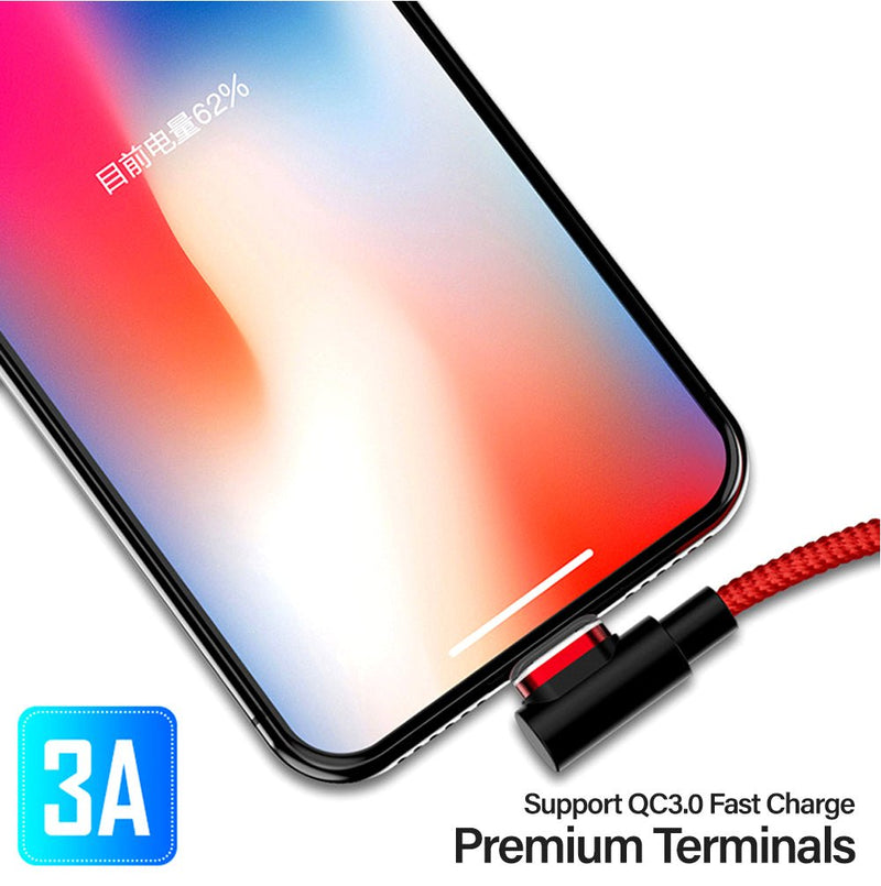 TEGAL - TEGAL Sideway Magnetic 3A Fast Charging Data Cable - iOS
