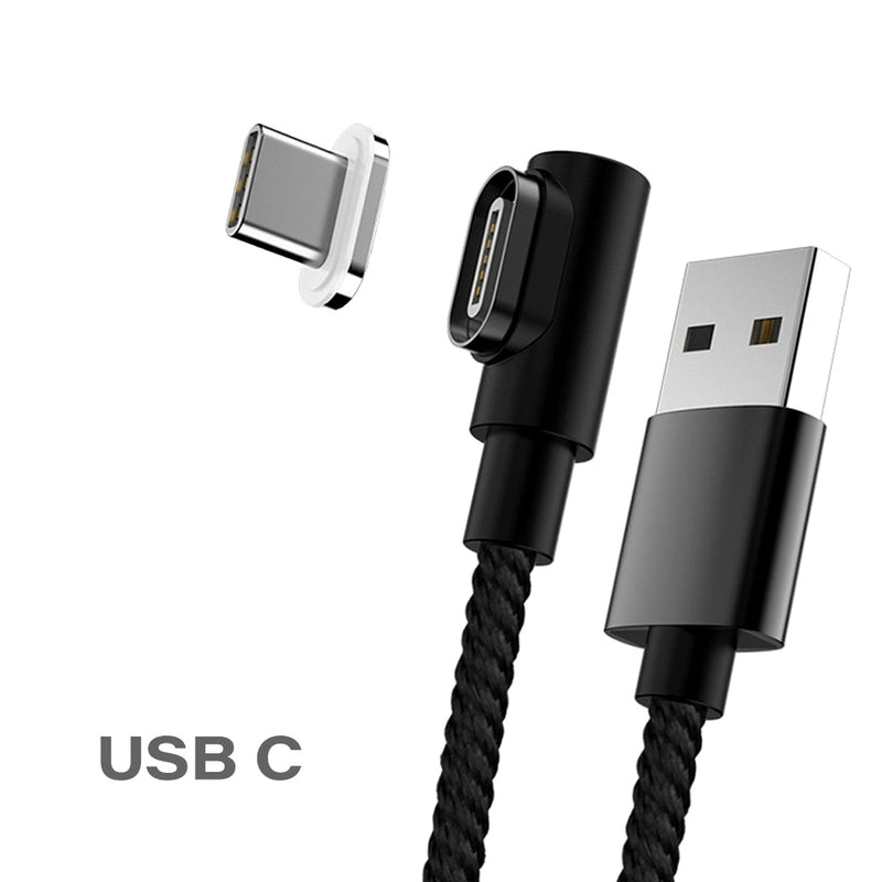 TEGAL - TEGAL Sideway Magnetic 3A Fast Charging Data Cable - USB C