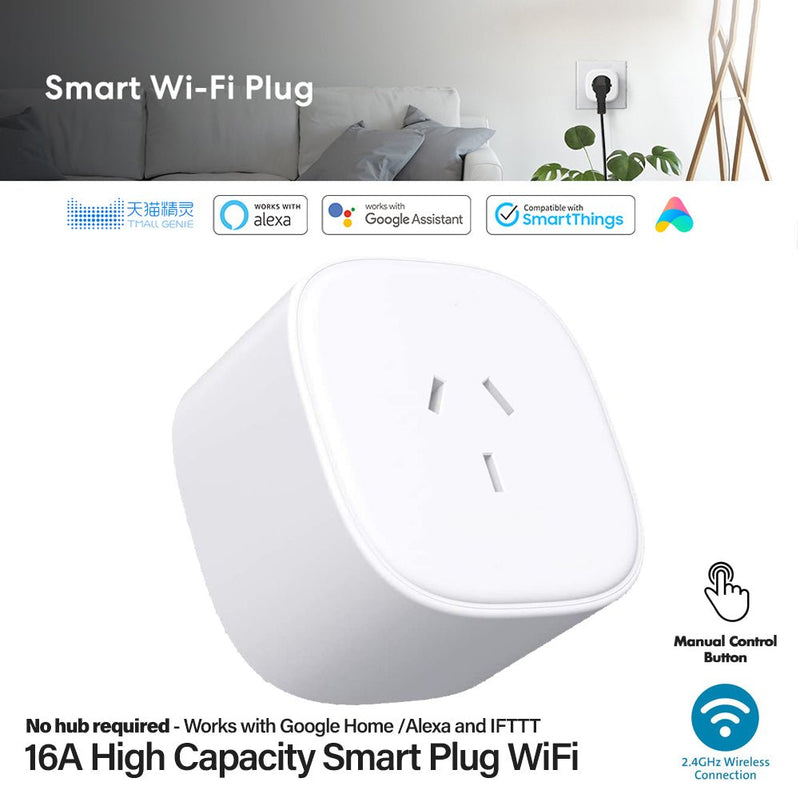 TEGAL - TEGAL Smart Wifi Plug Power Socket 16A - A10 Mini Classic