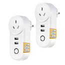 TEGAL - TEGAL Smart Wifi Plug Power Socket 16A - A2 Dual USB