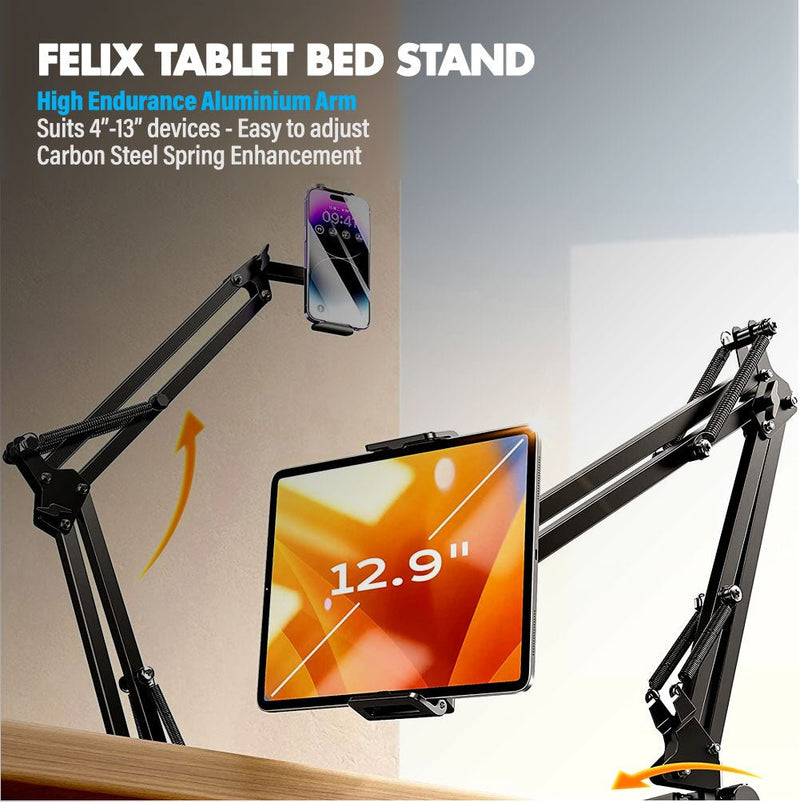 TEGAL - TEGAL TabFlex Pro Tablet Stand iPad Holder Black -
