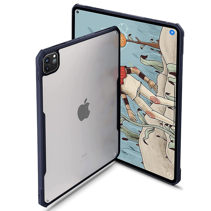 TEGAL - TEGAL Ultra Slim Case Tablet Cover for iPad Pro 2022 12.9 inch Dark Blue -