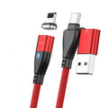 TEGAL - TEGAL USB & Type C 6 in 1 Dual Magnetic Fast Charging Cable - iOS