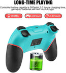 TEGAL - TEGAL Wireless Nintendo Switch Pro Dual Motor Controller Blue -