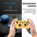 TEGAL - TEGAL Wireless Nintendo Switch Pro Dual Motor Controller Yellow -