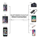 TEGAL - USB Camera Adapter, USB Female OTG Data Sync Cable -