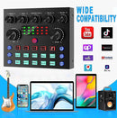 TEGAL - V8s Audio Mixer Live Streaming Podcasting Sound Card - Sound Card Only