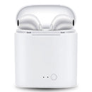 TEGAL - Wireless Bluetooth Earphones White Dual Headset White -